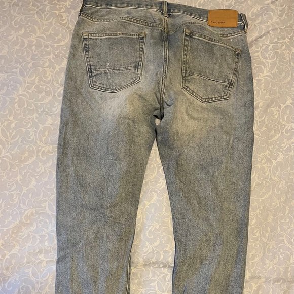 PacSun Men's Distressed Slim Taper Jeans (Size 31 X 32) - Picture 5 of 8